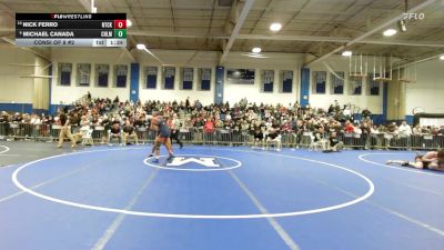 157 lbs Consi Of 8 #2 - Nick Ferro, Natick vs Michael Canada, Chelmsford