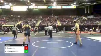 285 lbs Consi Of 16 #2 - Cailor Benson, Paradise Valley vs Roberto Evangelista, Poway Wrestling