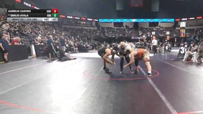 215 lbs Consi Of 16 #2 - Aurelio Castro, Central (CS) vs Emilio Ayala, Kingsburg (CS)