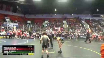 67 lbs Round 1 (4 Team) - Gabe Glabach, Hartland vs Finnigan Cliff, Belding Black Knights