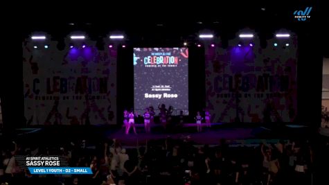 A1 Spirit Athletics - Sassy Rose [2025 L1 Youth - D2 - Small Day 2] 2025 The Varsity All Star CELEBRATION