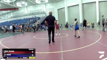 77 lbs Round 1 - Troy Evans, PA vs Ty Reed, IN