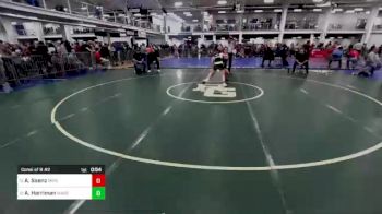 130 lbs Consi Of 8 #2 - Adrian Saenz, Meriden Youth Wrestling vs Alexander Harriman, Massabesic ME