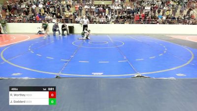 46 lbs Round Of 32 - Ryan Worthey, Rockmart Takedown Club vs Jason Goddard, Georgia