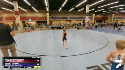 53 lbs Cons. Semi - Kyleigh Danielson, Texas Elite Wrestling Club vs Ewing Doran, Dragon Youth Wrestling