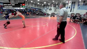 138 lbs Champ. Round 1 - Abdul Baset Amiri, Valhalla vs Caleb Banda, Montgomery
