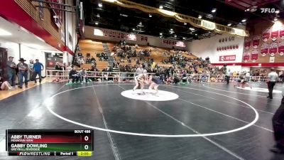 140 lbs Semifinal - Abby Turner, Mountain View vs Gabby Dowling, Greybull/Riverside