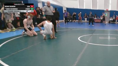 138 lbs Champ. Round 2 - Gino Schinina, St Peter Prepatory vs Noah Rankin, St Christopher