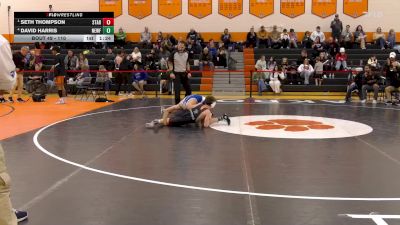 110 lbs Semifinal - Seth Thompson, Starpoint vs David Harris, Newfane