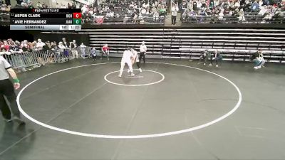 3A 235 lbs Semifinal - Aspen Clark, Richfield vs Avie Hernandez, Juan Diego