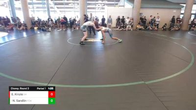 175 lbs Champ. Round 3 - Noah Sandlin, Poway vs Eamon Kinzie, Swamp Monsters