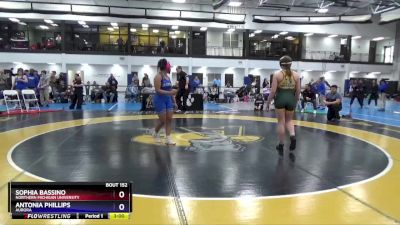 160 lbs 5th Place Match - Sophia Bassino, Northern Michigan University vs Antonia Phillips, Aurora