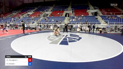 132 lbs Rnd Of 16 - Dawson Youngblut, IA vs Aiden Arnett, IL