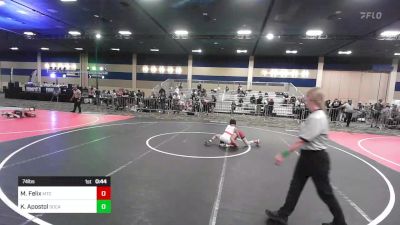 74 lbs Consi Of 4 - Masten Felix, Mtc vs Kaikoa Apostol, SoCal Grappling WC