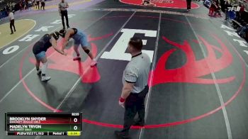 5th Place Match - Madelyn Tryon, Southwest Girls vs Brooklyn Snyder, Bancroft-Rosalie Girls