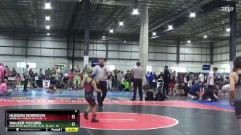 60 lbs Round 2 (4 Team) - Walker McCord, DARKHORSE WRESTLING CLUB - BLACK vs Hudson Morrison, RIVER CITY WRESTLING CLUB