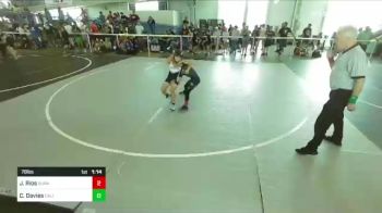 78 lbs Quarterfinal - Jorge Rios, Sunkist Kids / Monster Garage vs Carson Davies, California Grapplers