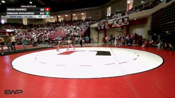 115 lbs Quarterfinal - ARIANA RAMIREZ, Geary Bison vs EmmaLee Wooldridge, Wyandotte HS Girls