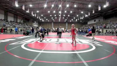 100 lbs Champ. Round 2 - Kendal Potts, Yukon vs Skylar Bain, Seckman