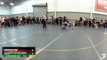 95-109 lbs Round 2 - Samantha Gray, Legend Wrestling Club vs Samantha Van Der Weken, Predator