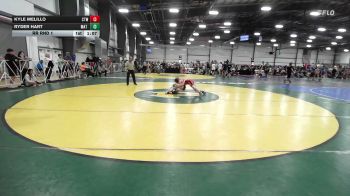 100 lbs Rr Rnd 1 - Kyle Melillo, CTWHALE Beluga - MS vs Ryder Hart, Mat Warriors PWC - MS