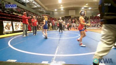 67-70 lbs Semifinal - Presley Williams, Sperry Wrestling Club vs Oria Parker, Tulsa Blue T Panthers