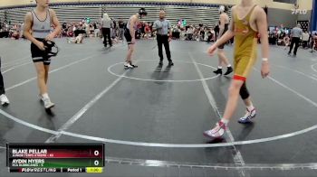 130 lbs Round 2 (8 Team) - Aydin Myers, FCA Hurricanes vs Blake Pellar, Junior Terps Xtreme