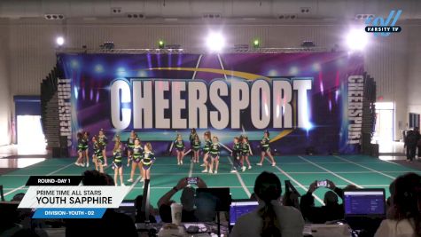 Prime Time All Stars - Youth Sapphire [2024 L1 Youth - D2 Day 1] 2024 CHEERSPORT Toms River Classic