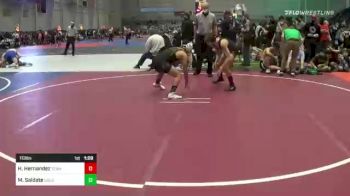 113 lbs Round Of 16 - Haden Hernandez, Team Thunder vs Manuel Saldate, Gold Rush WC