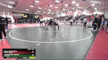 130 lbs Quarterfinal - Samantha Sachs, Glendora vs Lilly Bartlett, Corona Senior