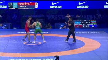 87 kg Og Qualifier - Nursultan Tursynov, Kazakhstan vs Islam Abbasov, Azerbaijan