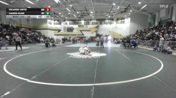 126 lbs 1st Place Match - Ricardo Ortiz, Brawley vs Aaron Klein, Poway