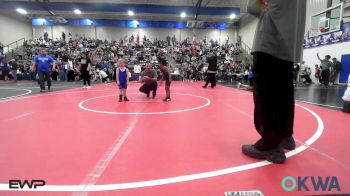 45 lbs Consi Of 8 #1 - Amir Grady, Tulsa North Mabee Stampede vs Jameson Hayes, Vinita Kids Wrestling