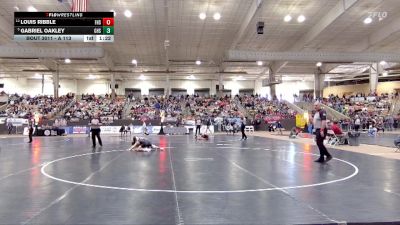 A 113 lbs Champ. Round 1 - Gabriel Oakley, Greeneville High School vs Louis Ribble, Fairview High School