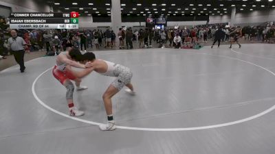 138 lbs Champ. Rd Of 64 - Conner Chancellor, Team Tulsa Wrestling Club vs Isaiah Ebersbach, Orange County RTC