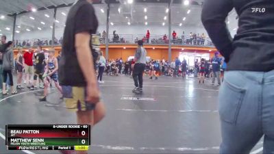 60 lbs Quarterfinal - Beau Patton, JET vs Matthew Senn, Pelion Youth Wrestling