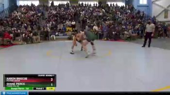 138 lbs Champ. Round 1 - Aaron Briscoe, Milford Senior vs Shane Pierce, Tower Hill Hs