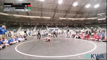 49 lbs Rr Rnd 2 - Eli Dicus, Raw Wrestling Club vs Sadie Beavers, Harrah Little League Wrestling