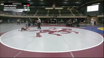 52 lbs Quarterfinal - Scott Rowlands, Smyrna vs Mason Menefee, Chestertown