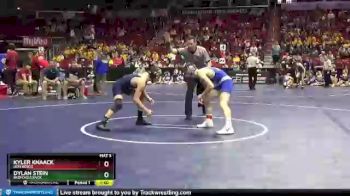 1A-126 lbs Cons. Round 2 - Kyler Knaack, Don Bosco vs Dylan Stein, Bedford/Lenox