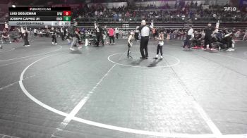 53 lbs Quarterfinal - Luis Deguzman, Spazz Wrestling vs Joseph Caprio Jr, Orchard South WC