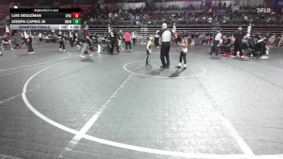 53 lbs Quarterfinal - Luis Deguzman, Spazz Wrestling vs Joseph Caprio Jr, Orchard South WC