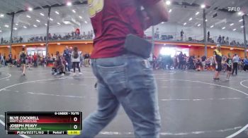 70/75 Round 1 - Blye Cockrell, Ninety Six Wrestling vs Joseph Peavy, Coastal Elite Wrestling