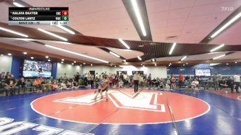 75 lbs 1st Place Match - Colton Lantz, Middleton Wrestling Club vs Kalaya Baxter, Grizzly Wrestling Club