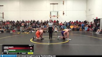 DIVISION 27 lbs Round 2 - John Marti, Waukon vs Nick Johnson, Oelwein