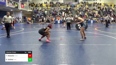 170 lbs Quarterfinal - Trinity Webster, Hickory vs Octavia Walker, Norwin