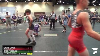 107 lbs Semis & 1st Wrestleback (8 Team) - Urijah Lopez, CP Wrestling vs Caden Woodall, Untouchables Purple