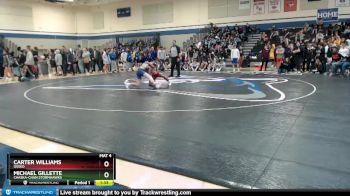 145 lbs Champ. Round 2 - Michael Gillette, Chaska-Chan Stormhawks vs Carter Williams, Osseo