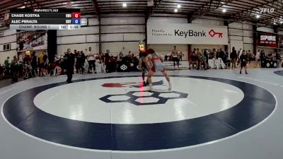 65 kg Champ. Round 1 - Chase Kostka, Kohawk Wrestling Club vs Alec Peralta, Southern Illinois Regional Training Center