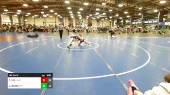 132 lbs Rr Rnd 2 - Zach Hill, Camp Reynolds Wrestling Club vs JJ Bailes, 84 Athletes Black